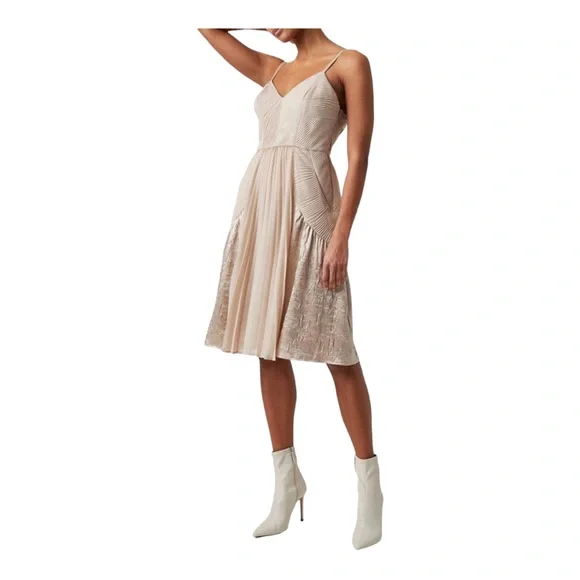 georgette fit and flare dress Jason Wu main image 0